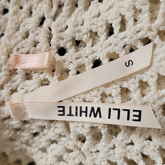 Crochet Knit Crop Tops (Set of 2) Elli White & Cotton On - Size Small {boho} - Picture 7 of 7